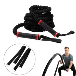 2pcs Adjustable Battle Rope Set