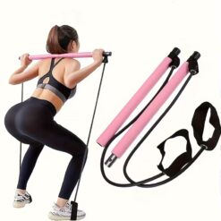 Multifunctional Pilates Bar with Resistance Bands
